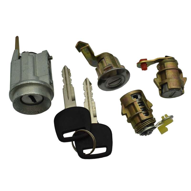Door Lock Ignition Barrel w/ Keys Kit 6905860041 For Toyota Pickup 1989-1995