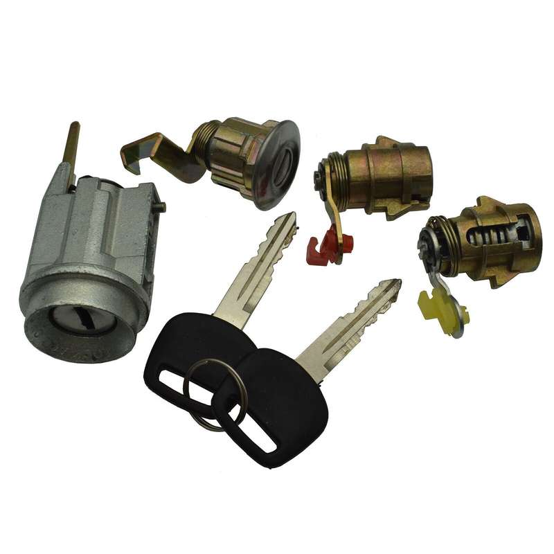 Door Lock Ignition Barrel w/ Keys Kit 6905860041 For Toyota Pickup 1989-1995