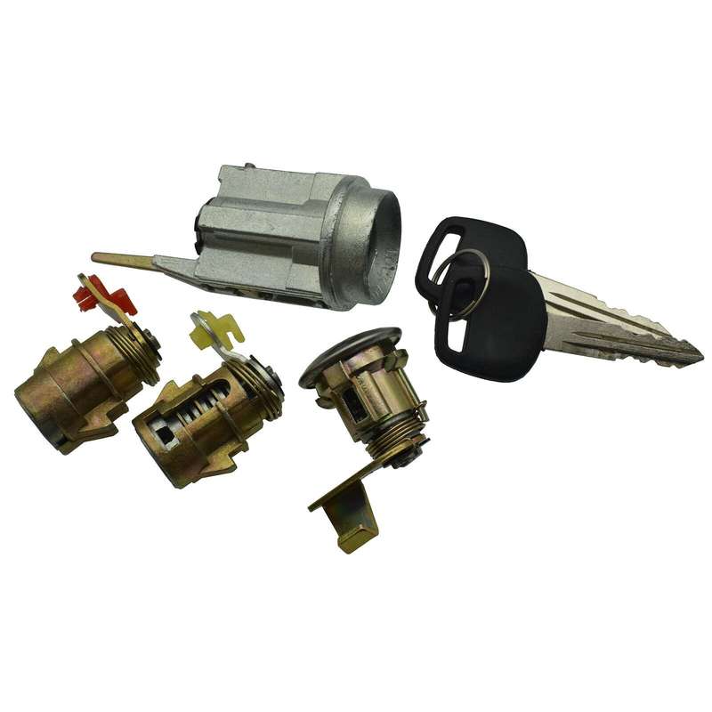 Door Lock Ignition Barrel w/ Keys Kit 6905860041 For Toyota Pickup 1989-1995