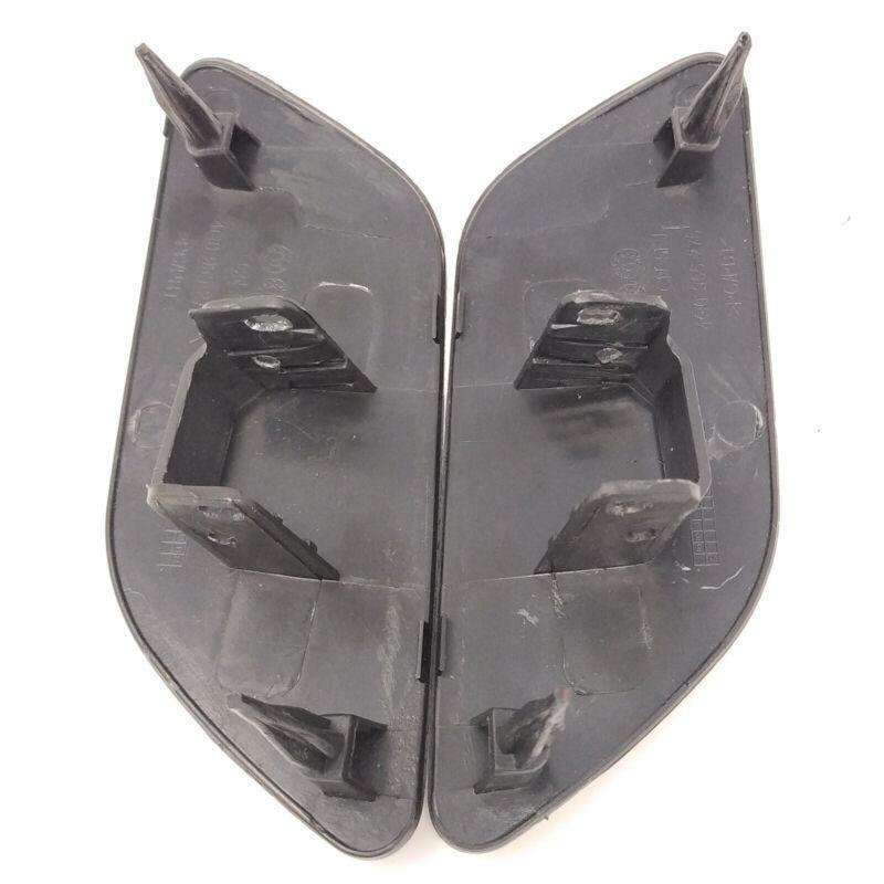 2Pcs Front Bumper Headlight Washer Cap Cover For Audi A6 2011-2014 Pair