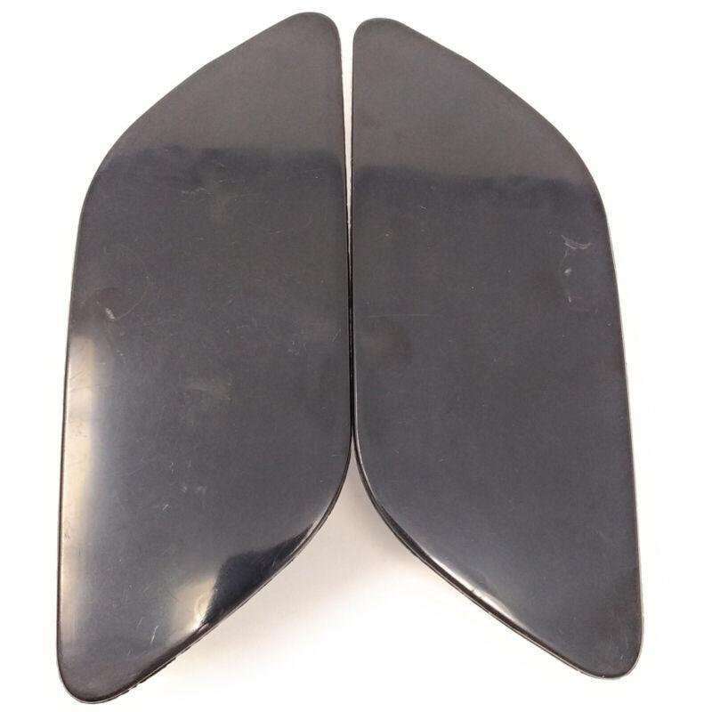 2Pcs Front Bumper Headlight Washer Cap Cover For Audi A6 2011-2014 Pair