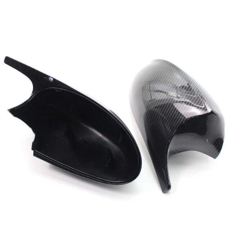 Carbon Fiber Printed M3 Style Side Mirror Cover Cap For BMW E90 3 Series PRE-LCI
