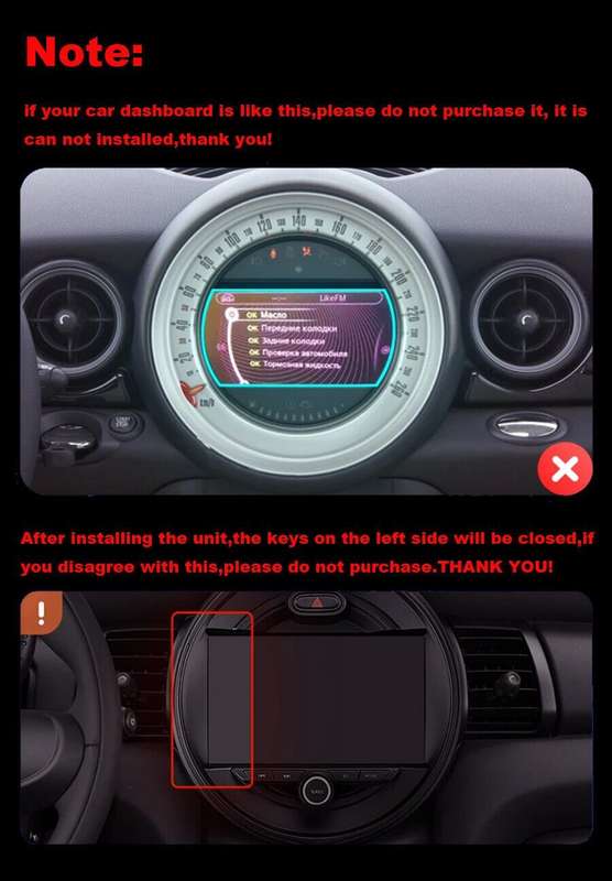 CarPlay Android Auto For BMW Mini Clubman 2014-2020 BT DAB+ Autoradio GPS SatNav