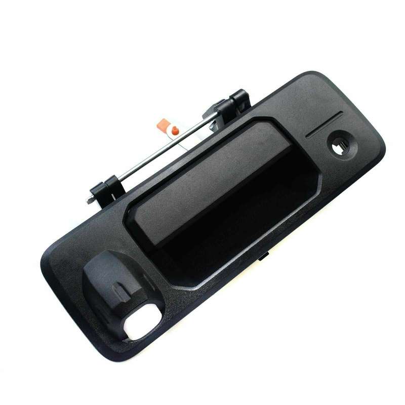 For Toyota Tundra Tacoma 2014-2018 Tailgate Handle With Camera Hole Black