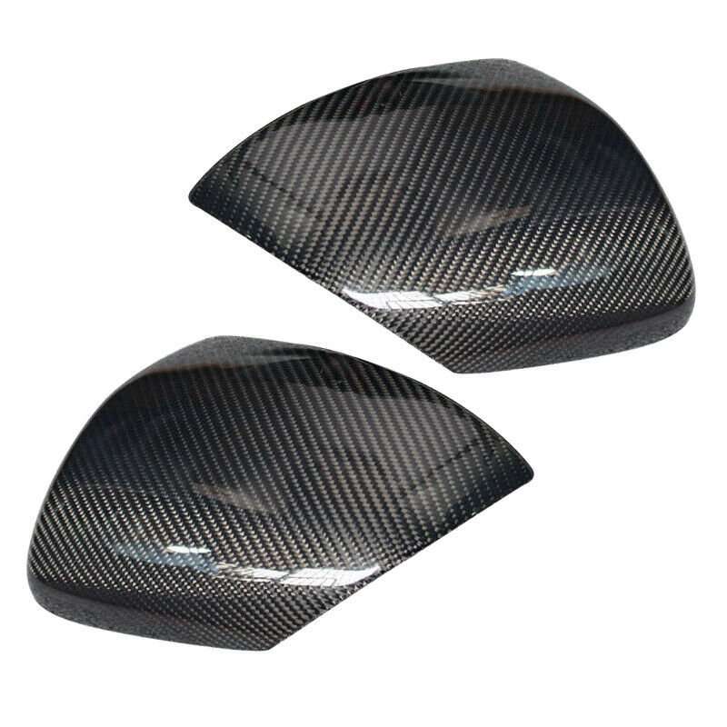 Left+Right Side Wing Door Rearview Mirror Cover Cap Fit For Mazda 3 Speed3 10-13