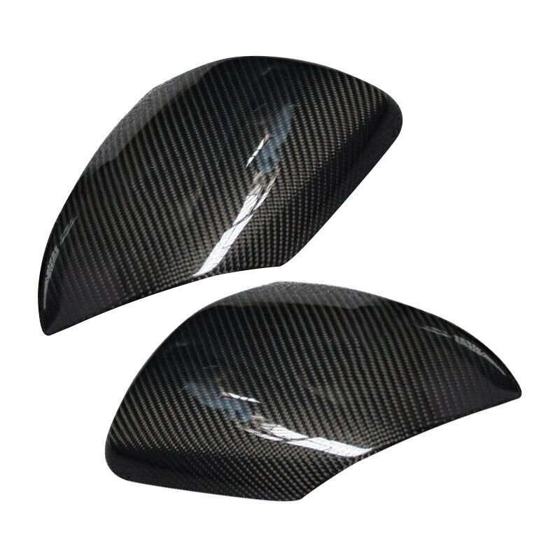 Left+Right Side Wing Door Rearview Mirror Cover Cap Fit For Mazda 3 Speed3 10-13