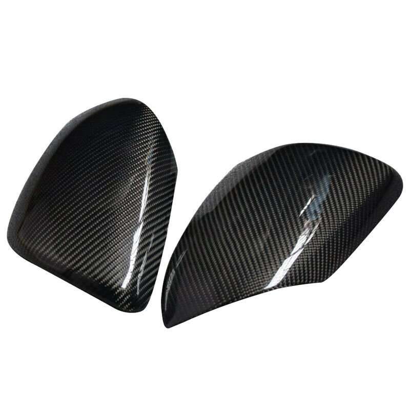 Left+Right Side Wing Door Rearview Mirror Cover Cap Fit For Mazda 3 Speed3 10-13