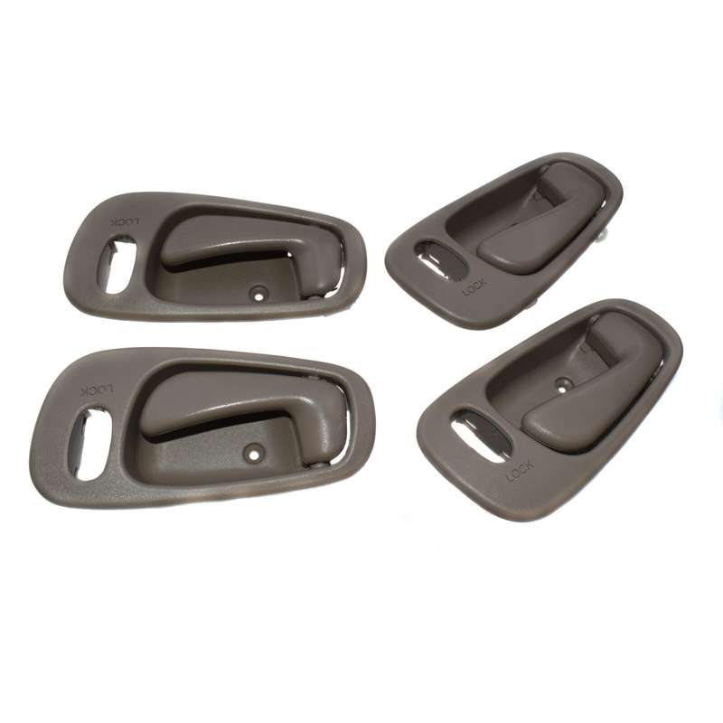 Beige Interior Door Handle Front Rear Right Left 4Pcs for 1998-02 Toyota Corolla