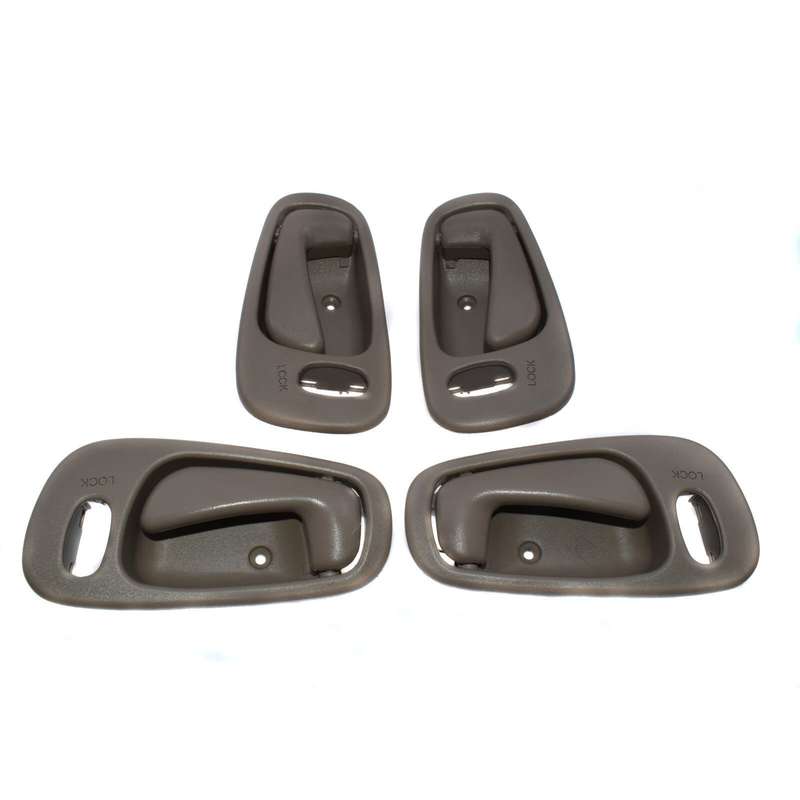 Beige Interior Door Handle Front Rear Right Left 4Pcs for 1998-02 Toyota Corolla