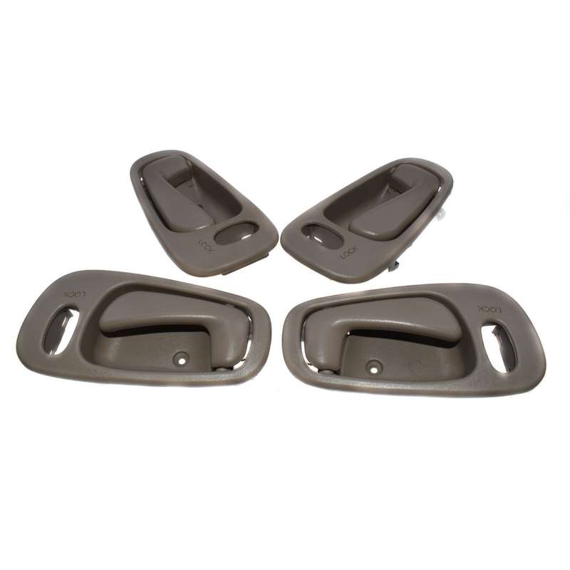Beige Interior Door Handle Front Rear Right Left 4Pcs for 1998-02 Toyota Corolla