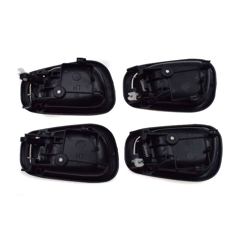 Front Rear Black Outside Black Inside Door Handle 8Pcs For Toyota Corolla 98-02
