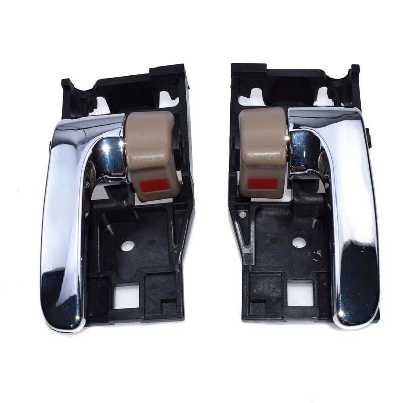 New Inside Door Handles Pair Left + Right 2Pcs For Toyota 69205AC010 69206AC010