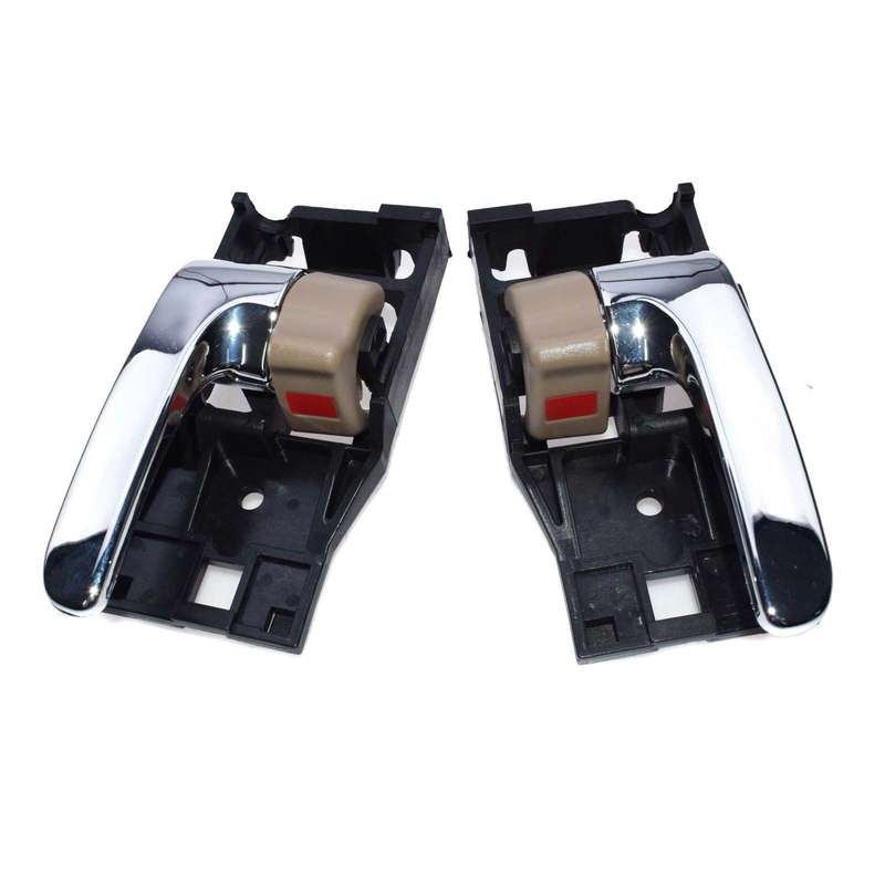 New Inside Door Handles Pair Left + Right 2Pcs For Toyota 69205AC010 69206AC010