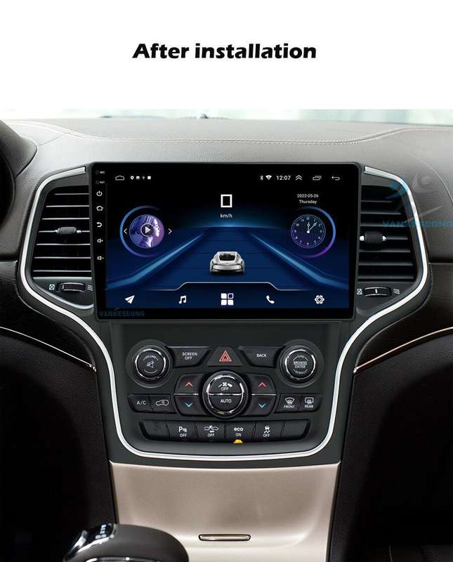 9"Android 11 GPS SatNav for Jeep Grand Cherokee 2010-2020 DAB+Radio Head Unit BT