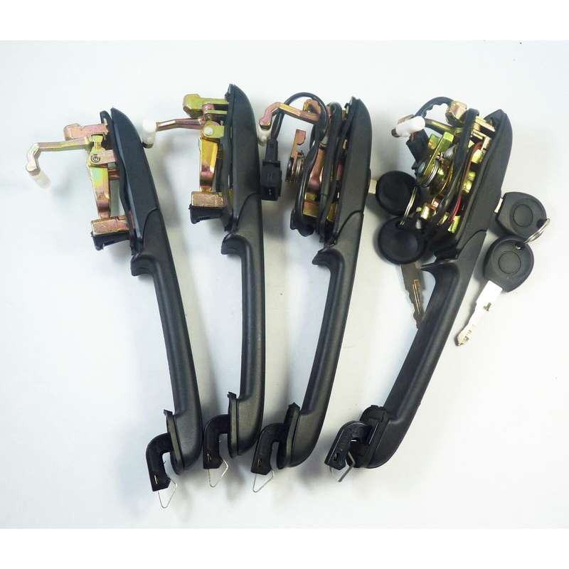 NEW door handle&amp;key Left Right Rear Front GL GLS TDI GLX For 1995-1997 VW Passat