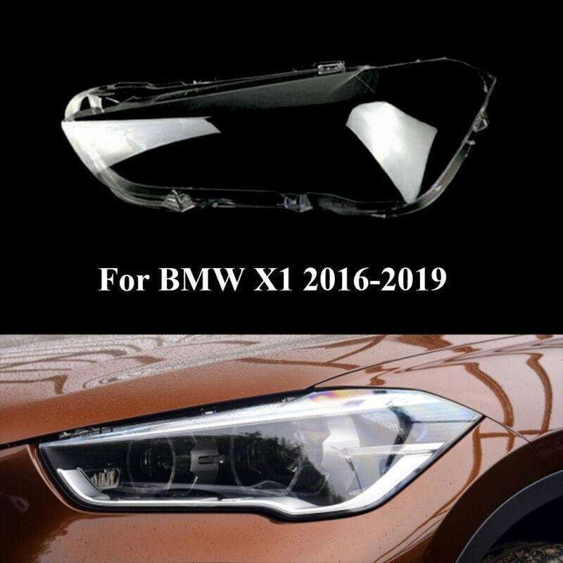 Fit For BMW X1 2016 2017 2018 2019 Left Headlight Lens Cover Transparent