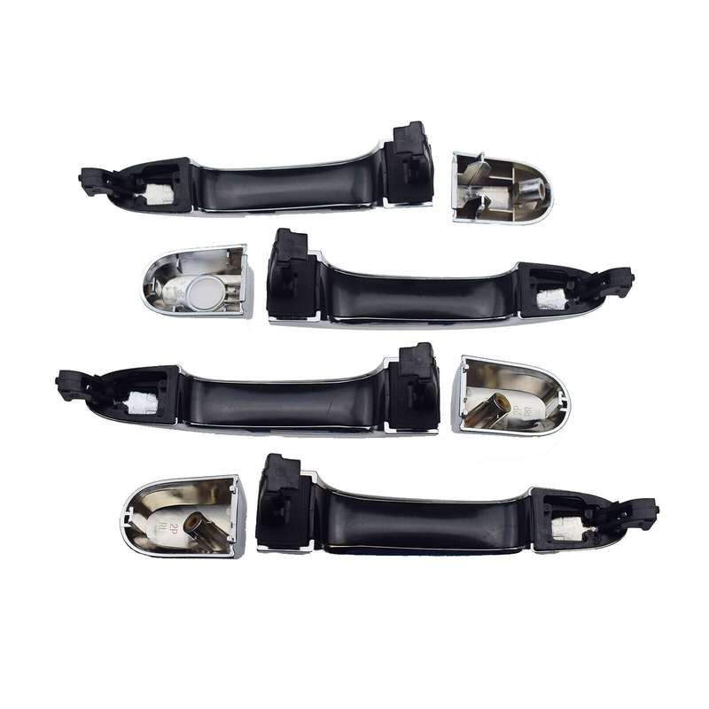 4PCS Chrome Exterior Door Handles Set FL FR RL RR For Kia Sorento 2011-2015
