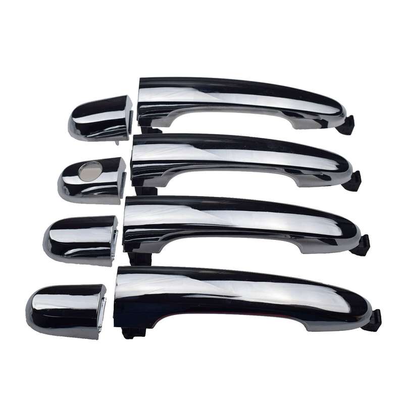 4PCS Chrome Exterior Door Handles Set FL FR RL RR For Kia Sorento 2011-2015