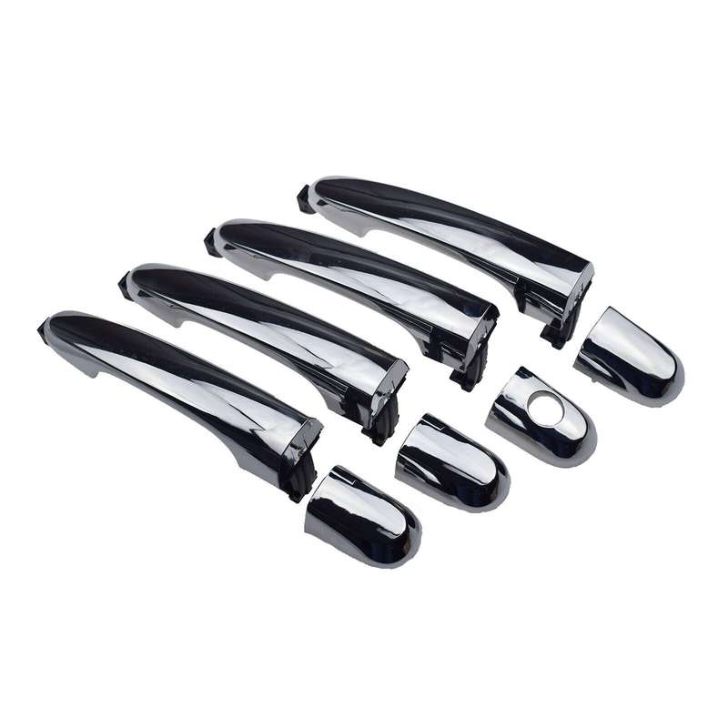 4PCS Chrome Exterior Door Handles Set FL FR RL RR For Kia Sorento 2011-2015