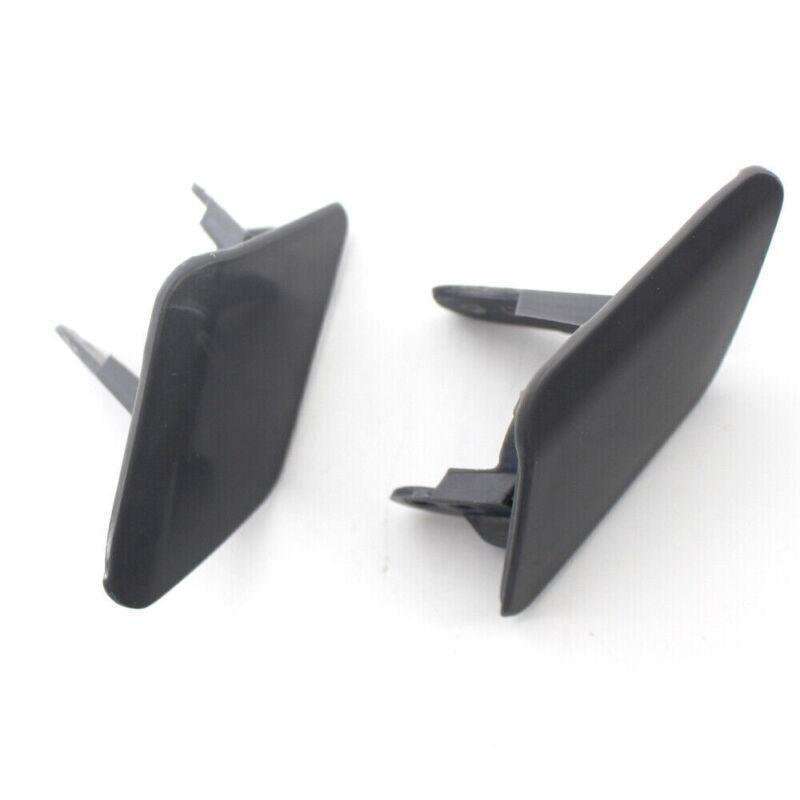 Pair of For BMW F30 12-15 Headlight Washer Jet Nozzle Cover Cap Left Right Side