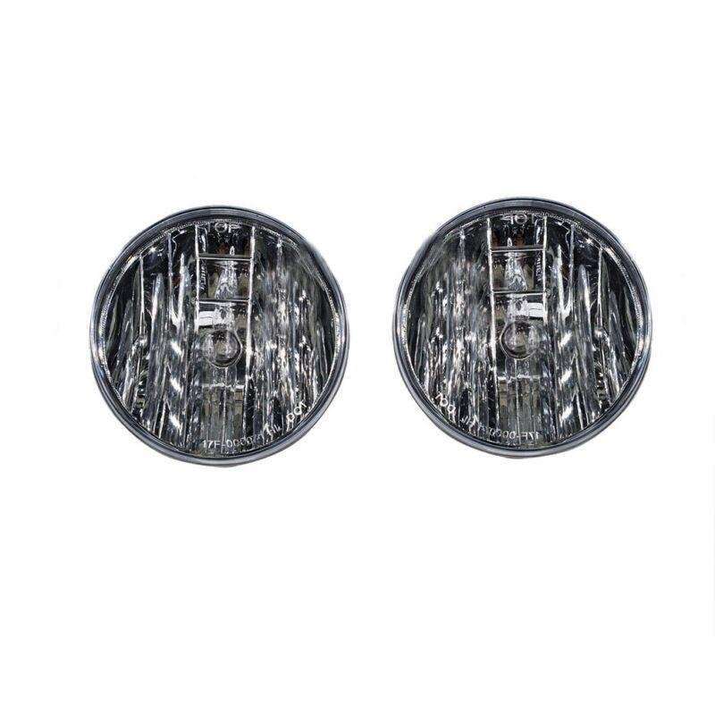 Front Bumper Clear Lens Fog Lights Lamps For GMC Sierra 2007-2014 Pair