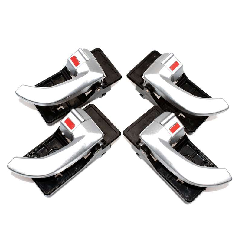 Left &amp; Right 4PCS Silver Interior Door Handle For Hyundai Tucson 2008-2009