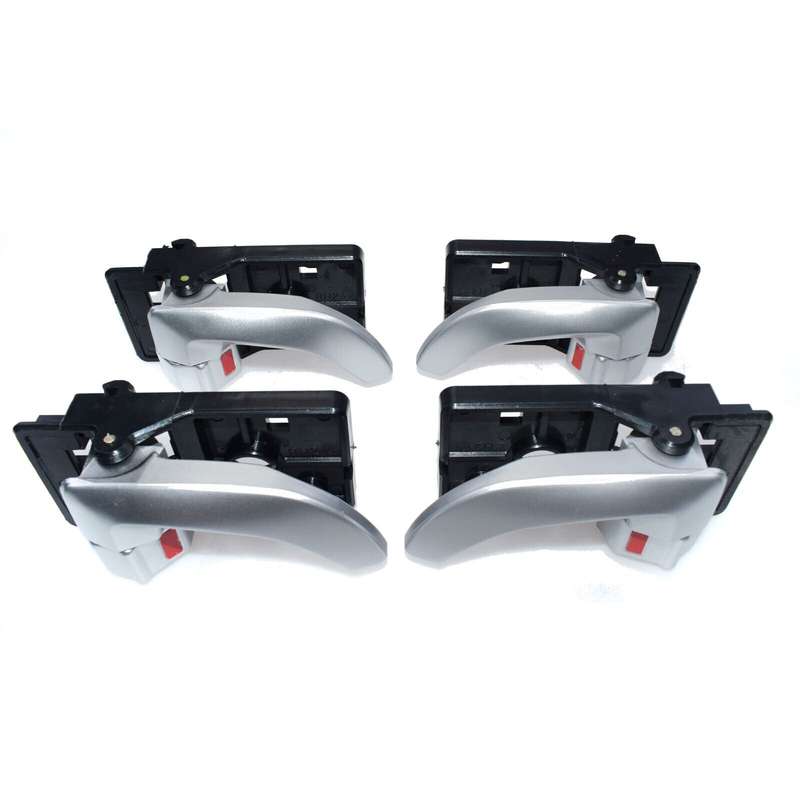 Left &amp; Right 4PCS Silver Interior Door Handle For Hyundai Tucson 2008-2009