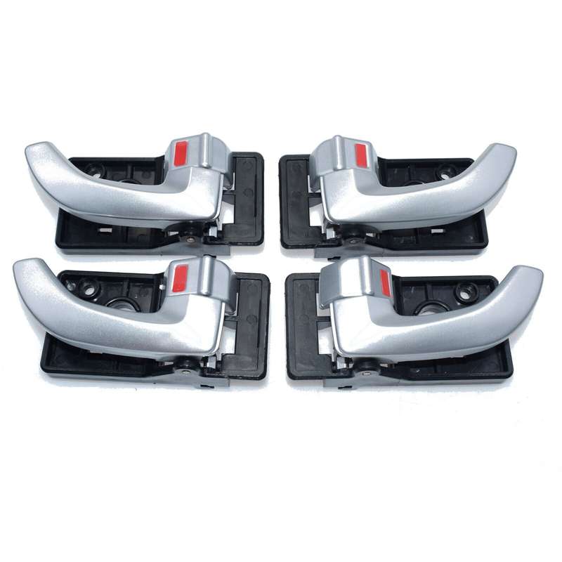Left &amp; Right 4PCS Silver Interior Door Handle For Hyundai Tucson 2008-2009