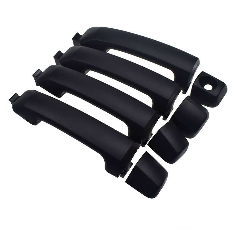 For 2007-2018 Toyota Tundra 69210-0C010 Set of 4 Exterior Door Handles Black
