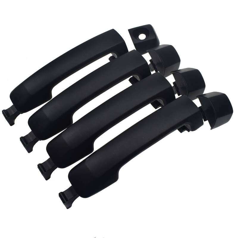 For 2007-2018 Toyota Tundra 69210-0C010 Set of 4 Exterior Door Handles Black