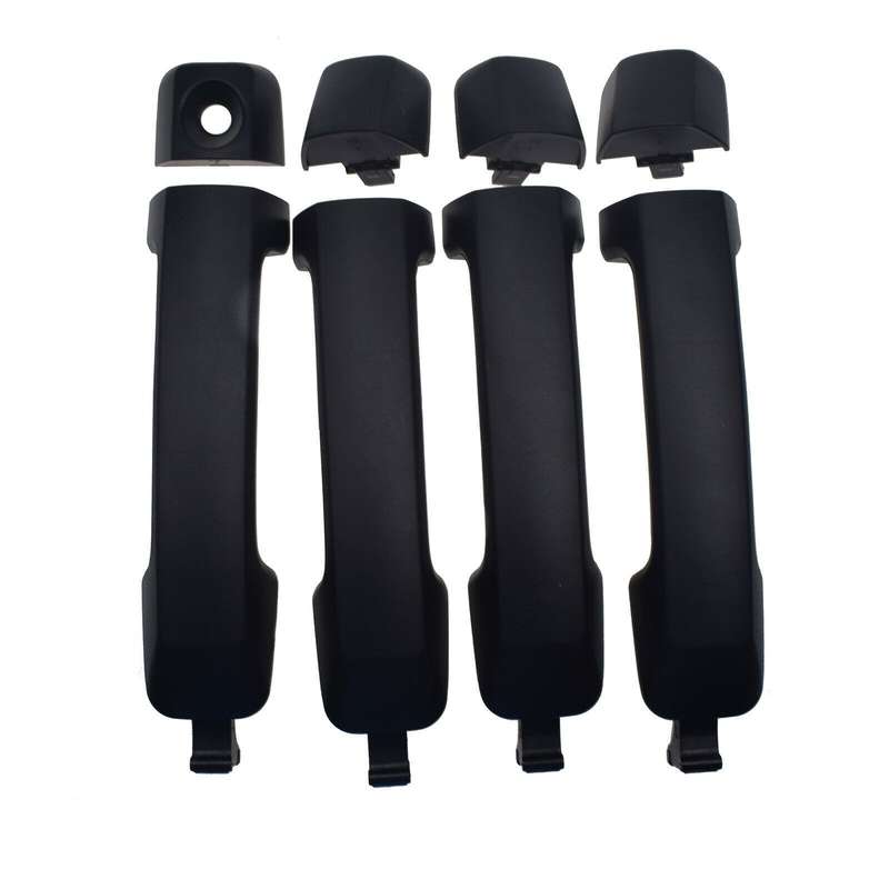 For 2007-2018 Toyota Tundra 69210-0C010 Set of 4 Exterior Door Handles Black