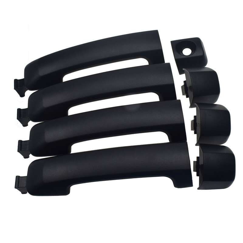 For 2007-2018 Toyota Tundra 69210-0C010 Set of 4 Exterior Door Handles Black
