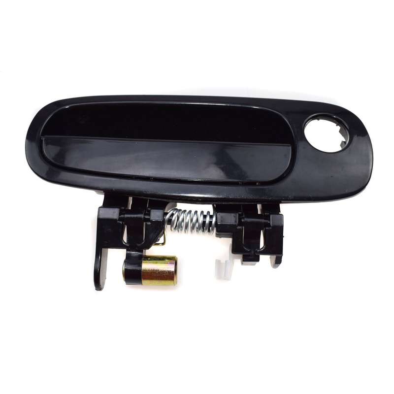 Outside Door Handle Front Right Passenger Black For Toyota Corolla 69210-02030