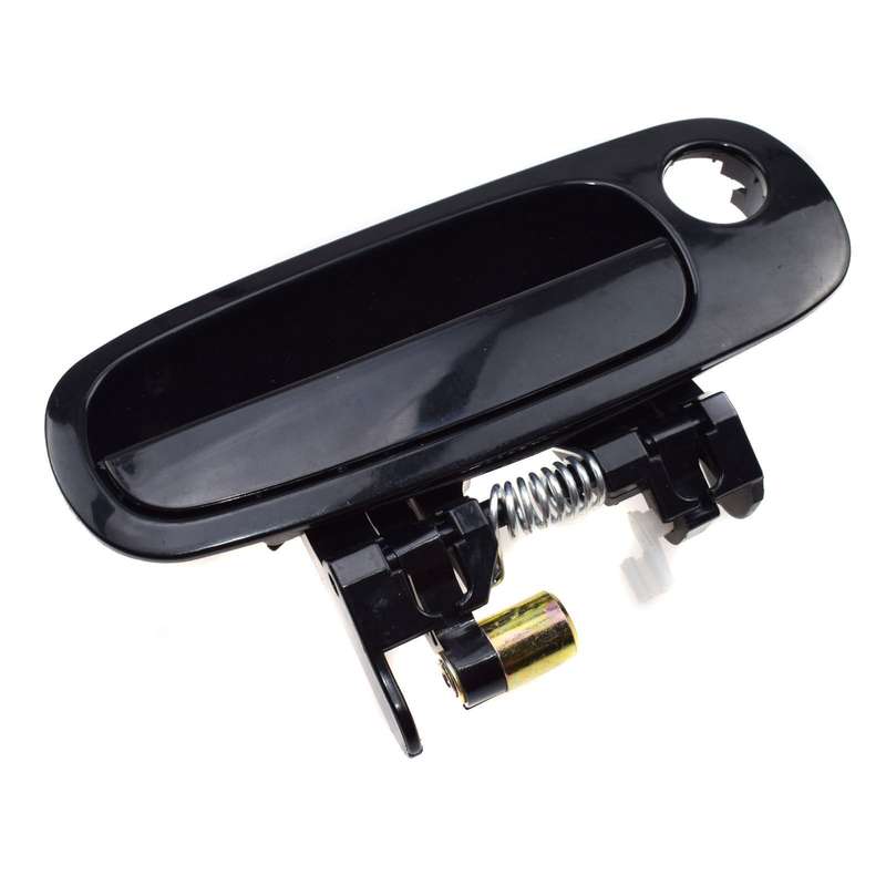 Outside Door Handle Front Right Passenger Black For Toyota Corolla 69210-02030