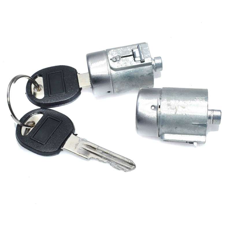 2Pcs Ignition Lock Cylinder &amp; Key 12540437 For Chevrolet Tahoe C1500 C2500 C3500