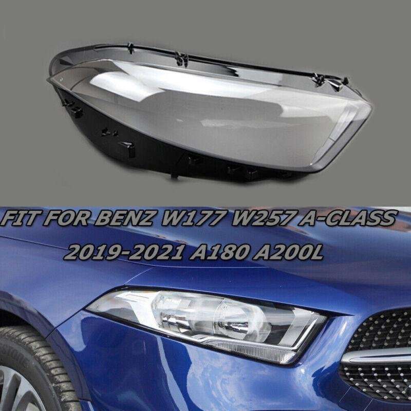 For Benz W177 A-Class 2019 2020 2021 A180 A200L Right Headlight Lens Cover