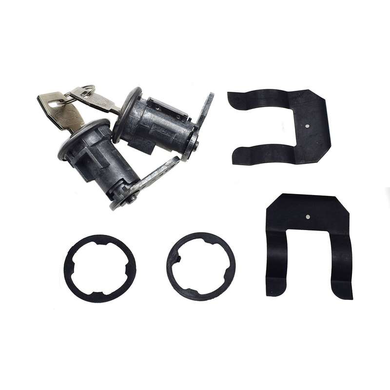 A Pair Door Lock Cylinder &amp; Keys For Ford E-150 250 350 Econoline Mustang Custom