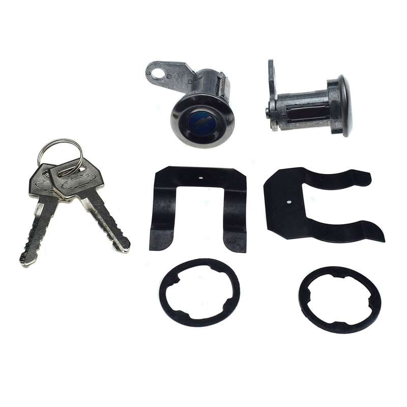 A Pair Door Lock Cylinder &amp; Keys For Ford E-150 250 350 Econoline Mustang Custom