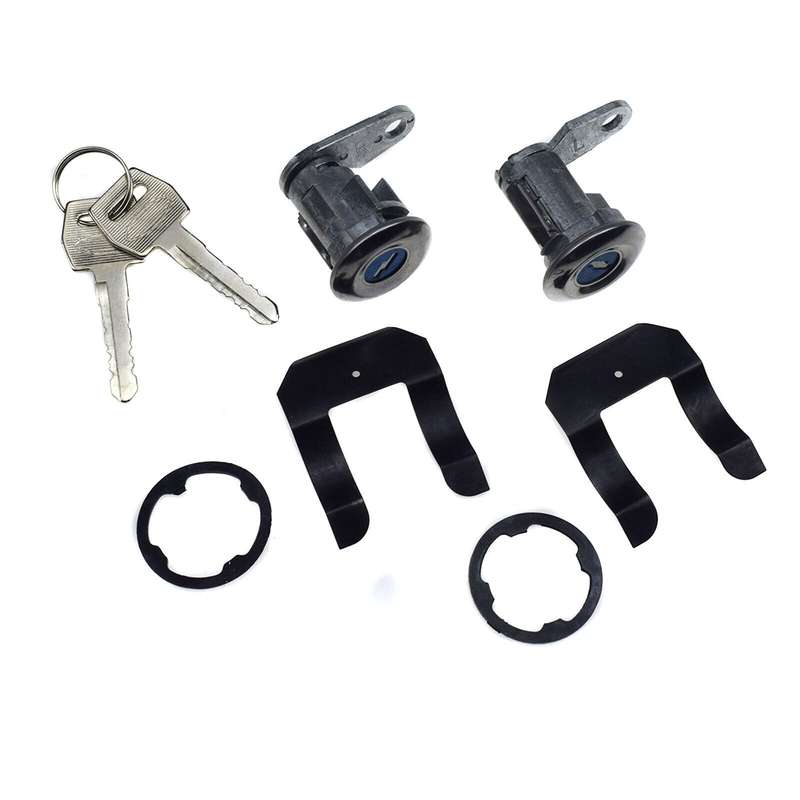 A Pair Door Lock Cylinder &amp; Keys For Ford E-150 250 350 Econoline Mustang Custom