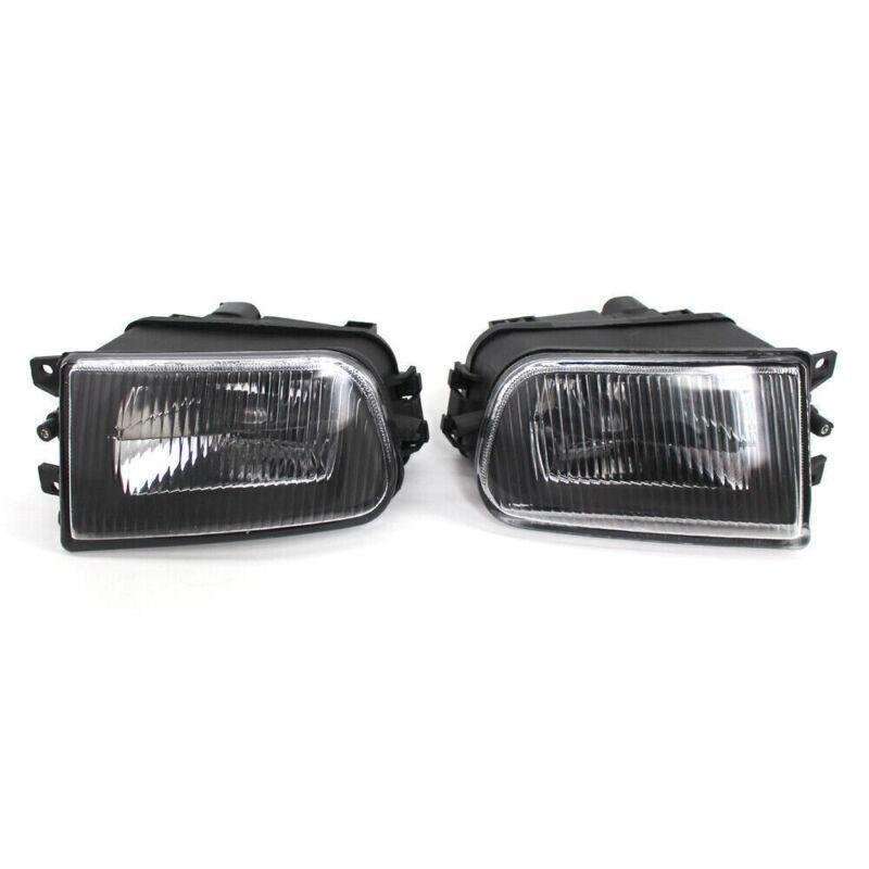 Pair of Clear Fog Lights Bumper Lamps fit for 97-00 BMW E39 528i 540i 97-01 Z3