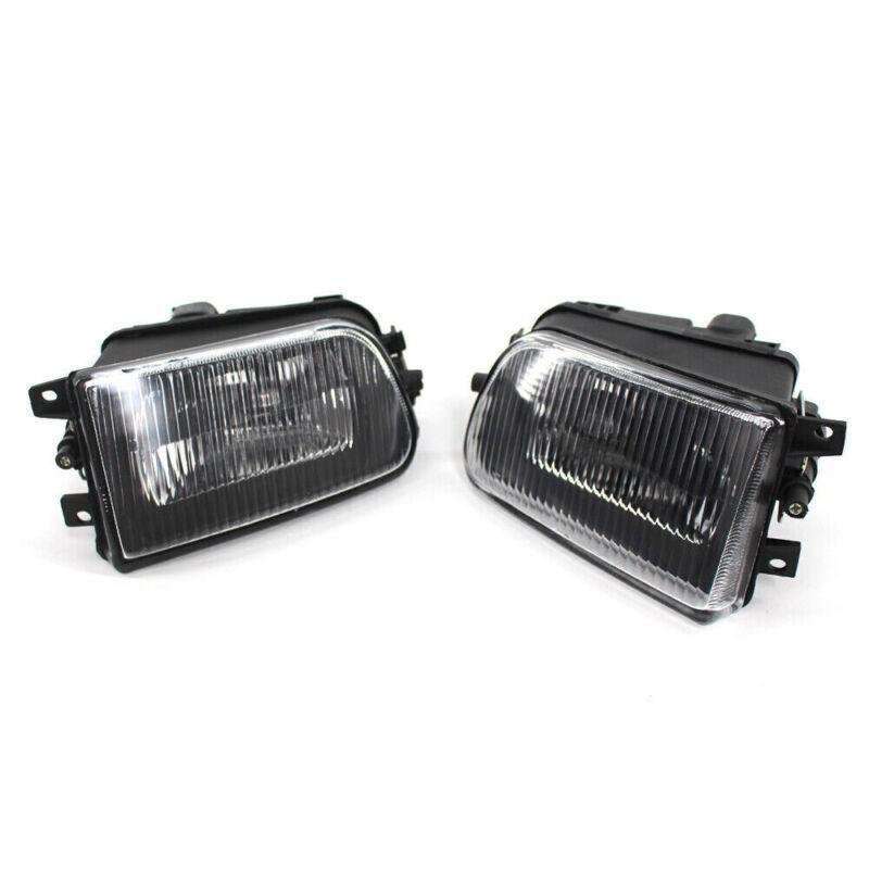 Pair of Clear Fog Lights Bumper Lamps fit for 97-00 BMW E39 528i 540i 97-01 Z3