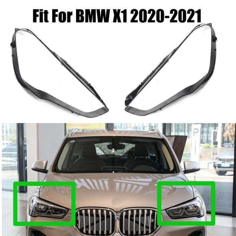 Headlight Headlamp Lens Cover Left Right Side Fit For BMW X1 F48 2020-2021