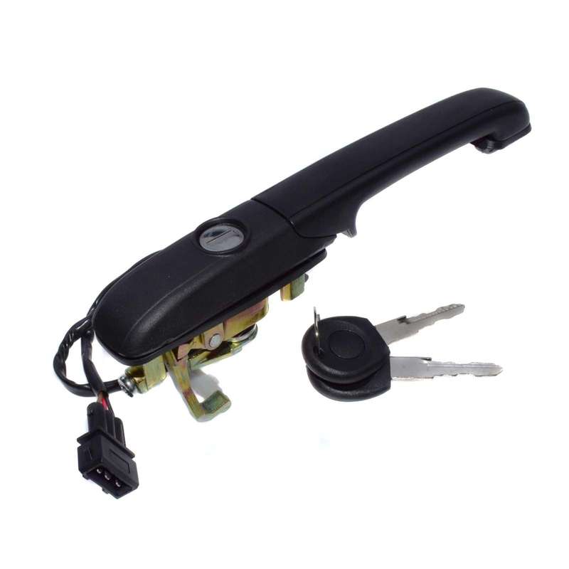Door handle &amp; key Left Front GL GLS TDI GLX For 1995-1997 VW Passat 3A0837207C