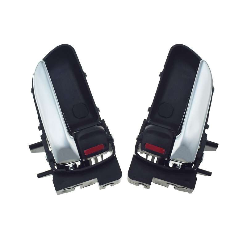 Left &amp; Right Side Interior Chrome Door Handles Pair For Subaru Forester 2003-08