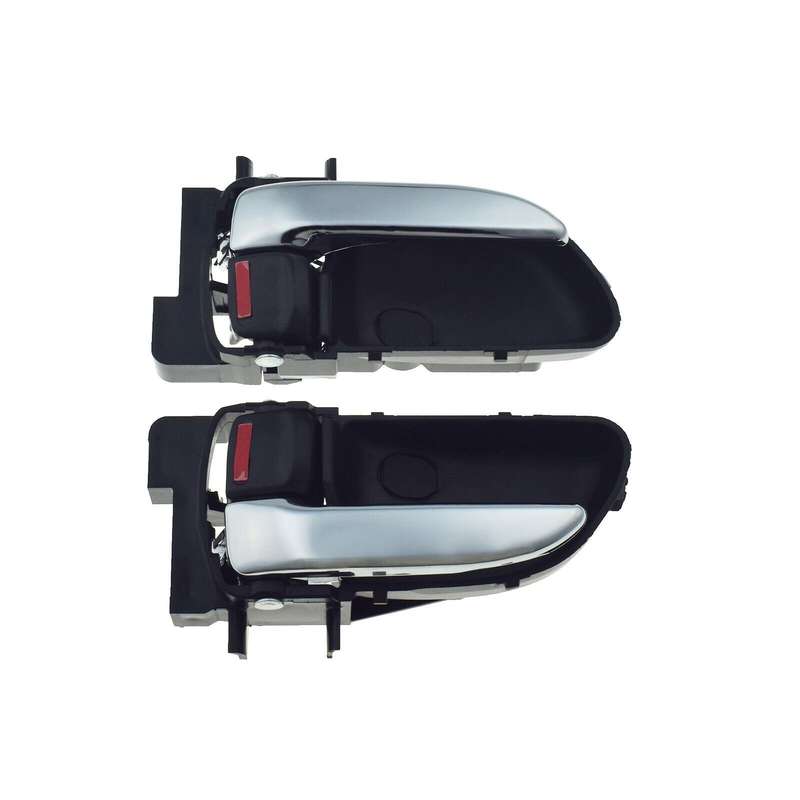 Left &amp; Right Side Interior Chrome Door Handles Pair For Subaru Forester 2003-08