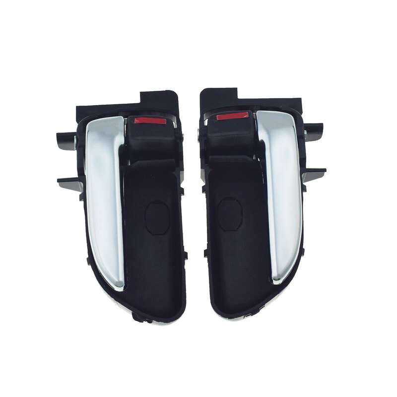 Left &amp; Right Side Interior Chrome Door Handles Pair For Subaru Forester 2003-08
