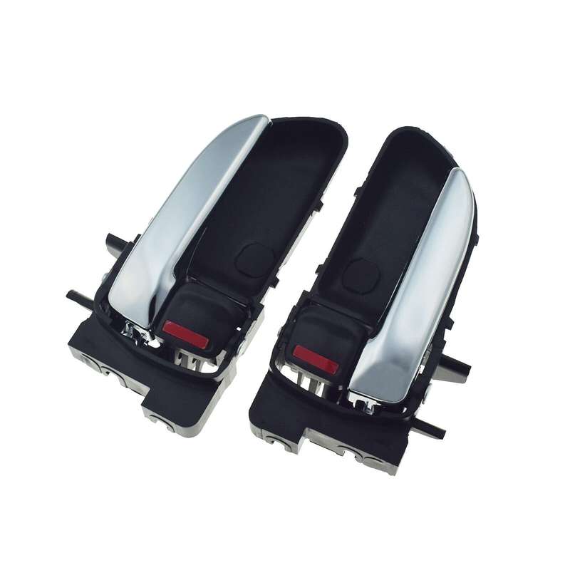 Left &amp; Right Side Interior Chrome Door Handles Pair For Subaru Forester 2003-08