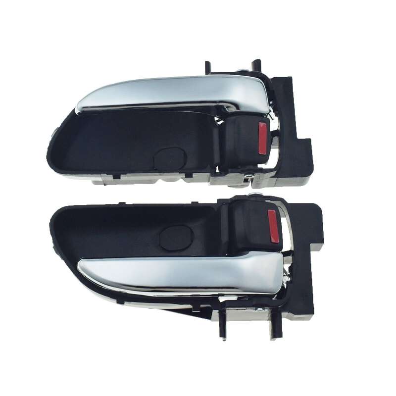 Left &amp; Right Side Interior Chrome Door Handles Pair For Subaru Forester 2003-08