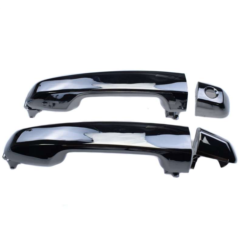 Front Left &amp; Right Exterior Door Handles Chrome For Lexus GX460 Toyota 4Runner