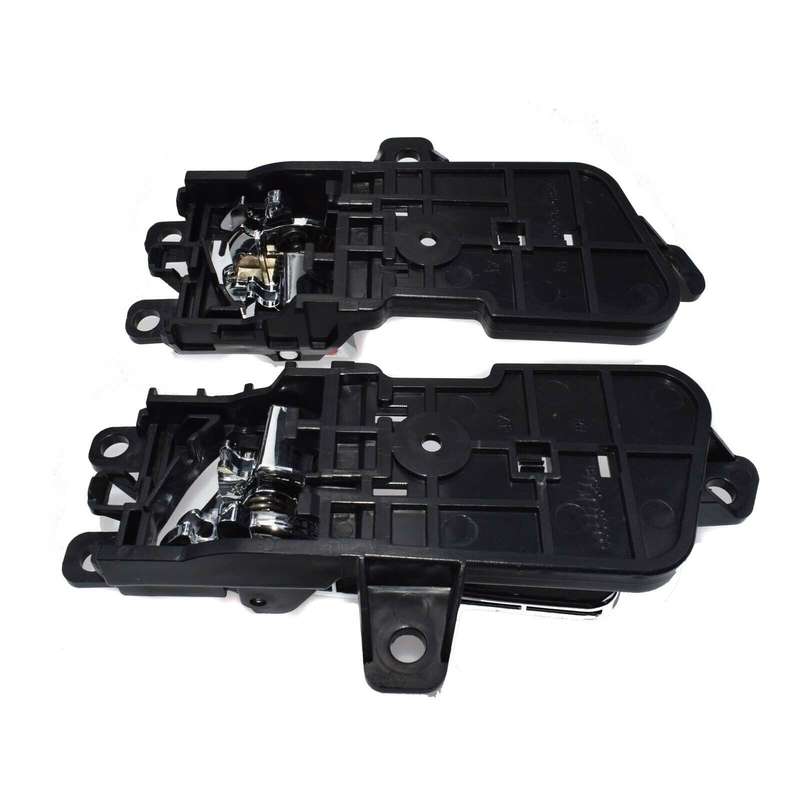 Left &amp; Right Pair Inside Interior Door Handle Chrome For Hyundai Sonata 2011-15